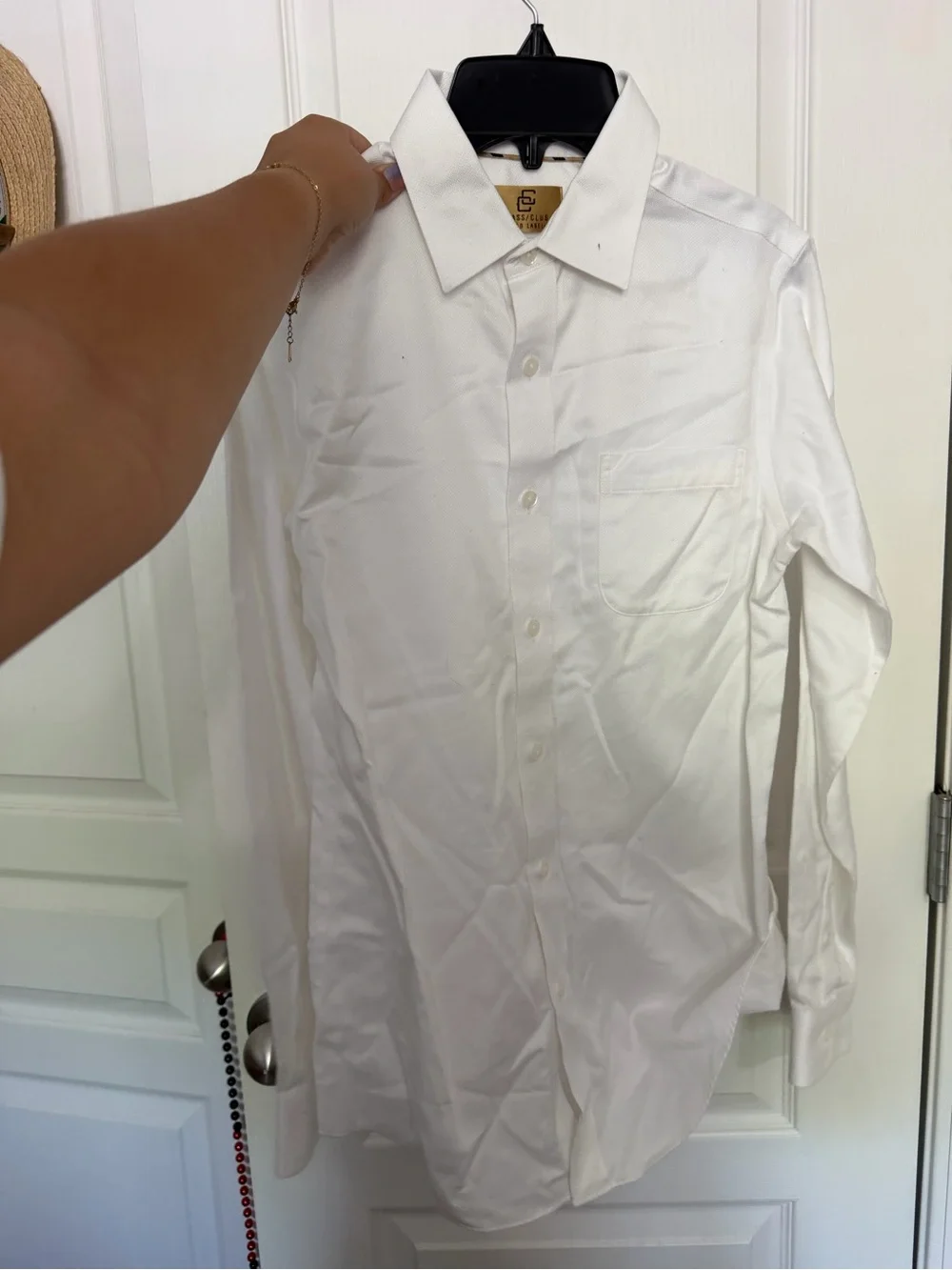 Class Club Gold Label black blazer and white button down shirt size 14 boys